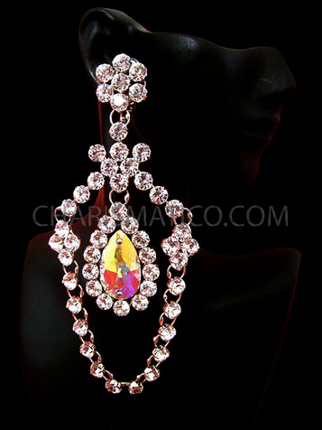 Diva Tear Drop Swarovski Earrings