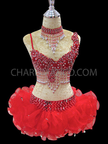 Sequin Bra Set for Dancers, Cabaret, Drag Queens & Showgirls