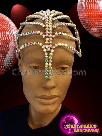 Amazing Iridescent Crystal-AB  Headpiece