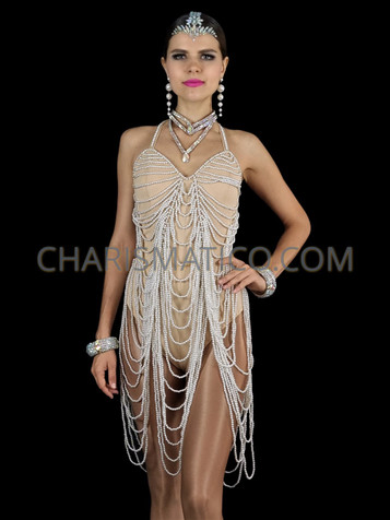 Iridescent Lavender Diamond Samba Carnival Top Show Girl – L'Amour