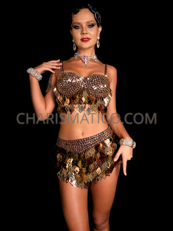Festival Two Piece Festival Co Ord Sequin Two Piece Sequin Co Ord Carnival Bra  Sequin Bra Festival Outfit Rave Outfit Sequin Skirt -  Denmark