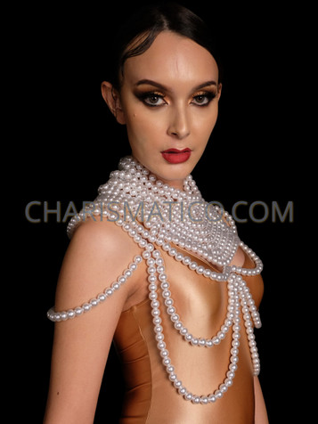 Crystal Necklace Holder or A Pearl Cage and Crystal Cage Necklace Holder These C