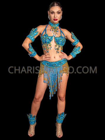 Samba Brazilian Orange Rio Carnival SAMBA Dance COSTUME Bikini/show Girl/  CUSTOM Made -  Canada
