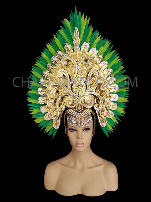 Headdress gold clearance