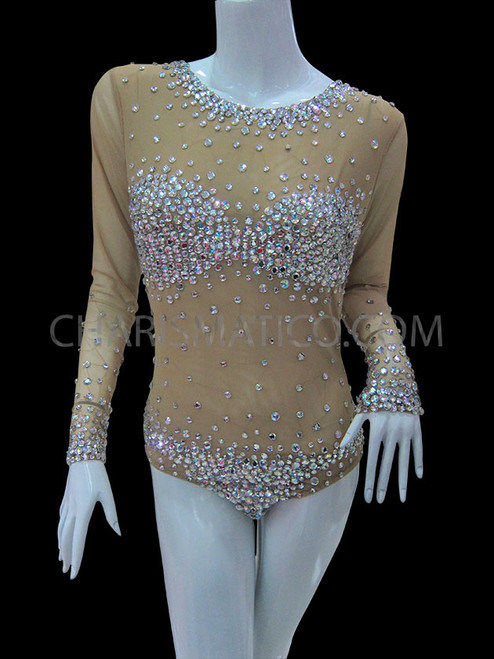 Crystal Accented Bikini Patterned 