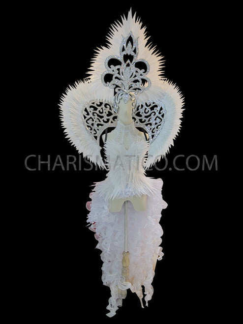 White feather corset clearance