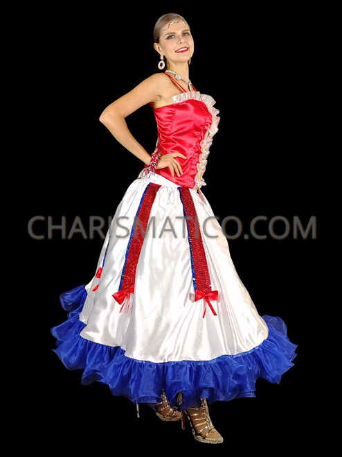 Cancan Dress with Organza Fabuloso Ruffled Under Skirt