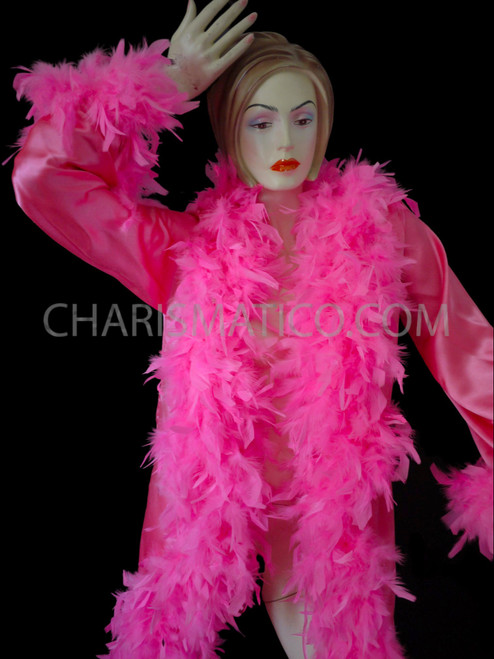 Pink Cabaret Drag Queen Large Feather Boa Backpack