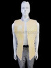 Cream Sequin Cabaret Men side Cutout Vest