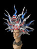 Red, White, And Blue Independence Flag Themed Star Burst Headdress