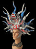 Red, White, And Blue Independence Flag Themed Star Burst Headdress