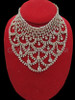 High Collar Style Fish Scale Rhinestone Diva's Crystal Divina Necklace