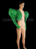 Drag Queen Cabaret Deep Green Sequined Lady Gaga Divas' Jacket