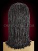 Cher Inspired Iridescent Black Beaded Wig in Bob Style