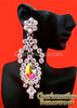 Crystal Diva Tear Drop Swarovski Earrings
