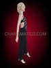 Black Fringe Dance Pants With Sequin And Crystal Accented Top