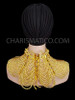 Yellow Beaded  Showtime Necklace Choker