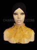 Yellow Beaded  Showtime Necklace Choker