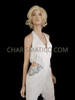 White Halter Fringe Latin Salsa Dance Pants