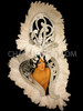 White Swan Showgirl Headdress And Backpack