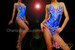 4th of July Red Royal Blue Halter Style Latin Dance Leotard