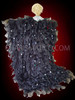Black Organza Cabaret Magic Drag Queen Ruffle Wing Coat