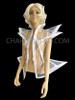 Gaga Silver Trimmed Transparent See Through Jacket