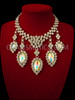 Teardrop Diva Crystal Show Girl  Crystallized Necklace