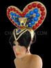 Kathy Perry Dark Horse Woman Wearing Snake Cleopatra  Headdress