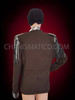 Brown Mirror Styled DJ Suit With Heavy Designs Down The Arms