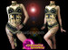 Ornately Beaded Gold Accented Diva's Multi-Piece Black Belly Dance Costume