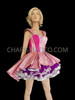 Lavender PVC Drag Queen Dollie Dress With Tutu