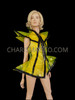 Neon Yellow PVC Futuristic Transparent Diva Jacket
