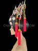 Red Japanese Styled Hairpieces Headdress