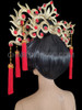 Red Japanese Styled Hairpieces Headdress