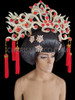Red Japanese Styled Hairpieces Headdress