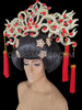 Red Japanese Styled Hairpieces Headdress