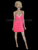 Pink Fringe Latin and Salsa Dance Dress