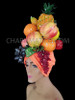 Smaller Styled Carmen Miranda Inspired Tropical Fruit Diva Showgirl Headdress
