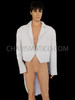 White Sequin Drag Queen Diva Cabaret Sparkling Tail Tuxedo