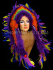Purple Native American Feather Headdress