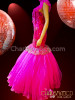 Beautiful Elegant Pink Princess Gown And Charismatic Necklace