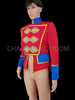 'Circus'Britney Spears Retro Look Embroidery Red And Blue Jacket
