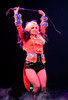 'Circus'Britney Spears Retro Look Embroidery Red And Blue Jacket
