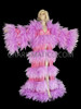 Lavender Pink Showstopper Drag Dramatic Fluff Coat