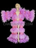 Lavender Pink Showstopper Drag Dramatic Fluff Coat