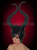 Leather Made Naughty Dance Diva’S Black Maleficent Headdress
