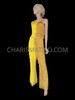 Charismatic Excellent Exquisite Yellow Gold Fringe Pants