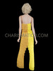 Charismatic Excellent Exquisite Yellow Gold Fringe Pants