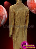 Shimmering Gorgeous Striking Men Gold Sequin Costume Set